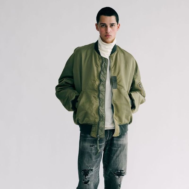 東洋エンタープライズ GOLD ma-1 フライトジャケット GOLD