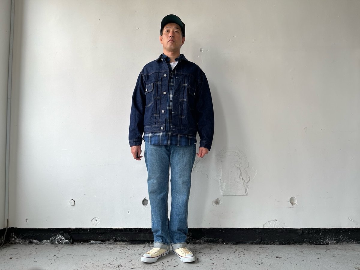 【美ヒゲ】orSlowオアスロウ デニム　サイズ2 orSlow オアスロウ デニム 107 2 year wash ユーズドウォッシュ