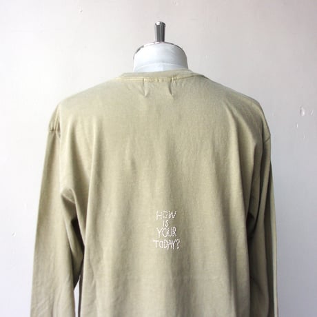 TODAY edition "MAKE PEACE" #05 LS Tee　24ｰ2nd-05 / トゥデイ エディション　ロンTee