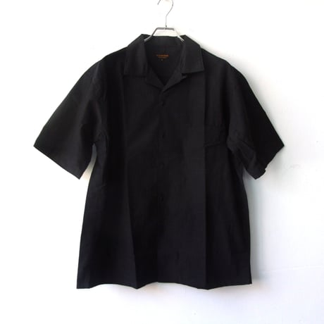 AVontade Open Collar Shirts S/S - Cotton/Linen Chambray- VTD-0383-SH- コットンリネン オープンカラー【2025SS新色】