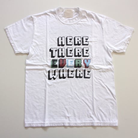TODAY edition TODAY ALPHABET #02 SS Tee - 24-3RD-18 / トゥデイエディション トゥデイアルファベット#02