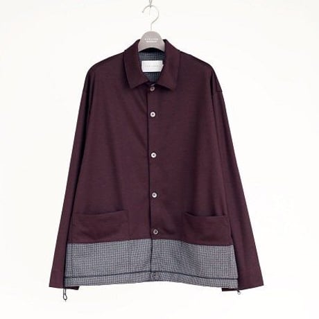 【SALE】CURLY&co CURLY（カーリー）SWITCHING RC CARDE/ 213-34092  / スウィッチング カーディガン （ジャージのカーデ）