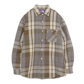 THE NORTH FACE PURPLE LABEL チェックネルシャツ パープルの新型チェックネルシャツ!! 2025fw.THE NORTH FACE