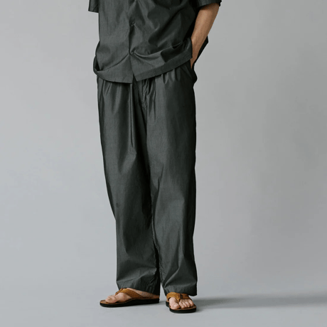 GOLD(ゴールド) COTTON x SILK CHAMBRAY 1TUCK EASY PANTS /  GL42526 /コットン シルクシャンブレー 1タックイージーパンツ