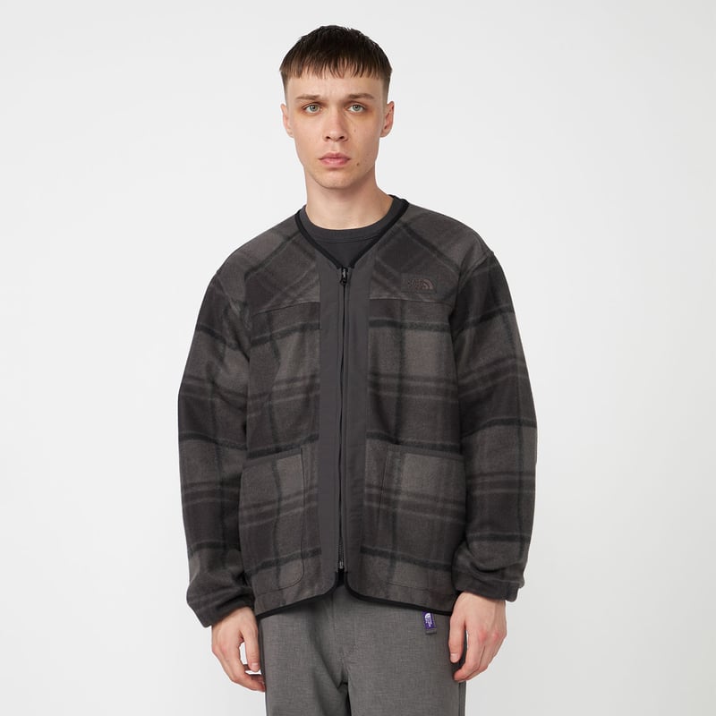 THE NORTH FACE Purple Label PLAS Plaid Fleece F