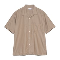 nanamica Open Collar Panama S/S Shirt / S25SG119 /ナナミカ　オープンカラーシャツ