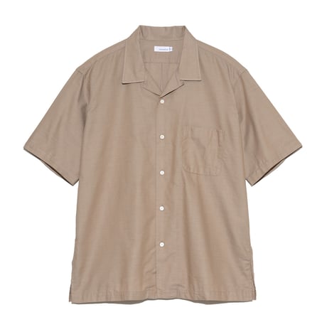 nanamica Open Collar Panama S/S Shirt / S25SG119 /ナナミカ　オープンカラーシャツ【2025SS】