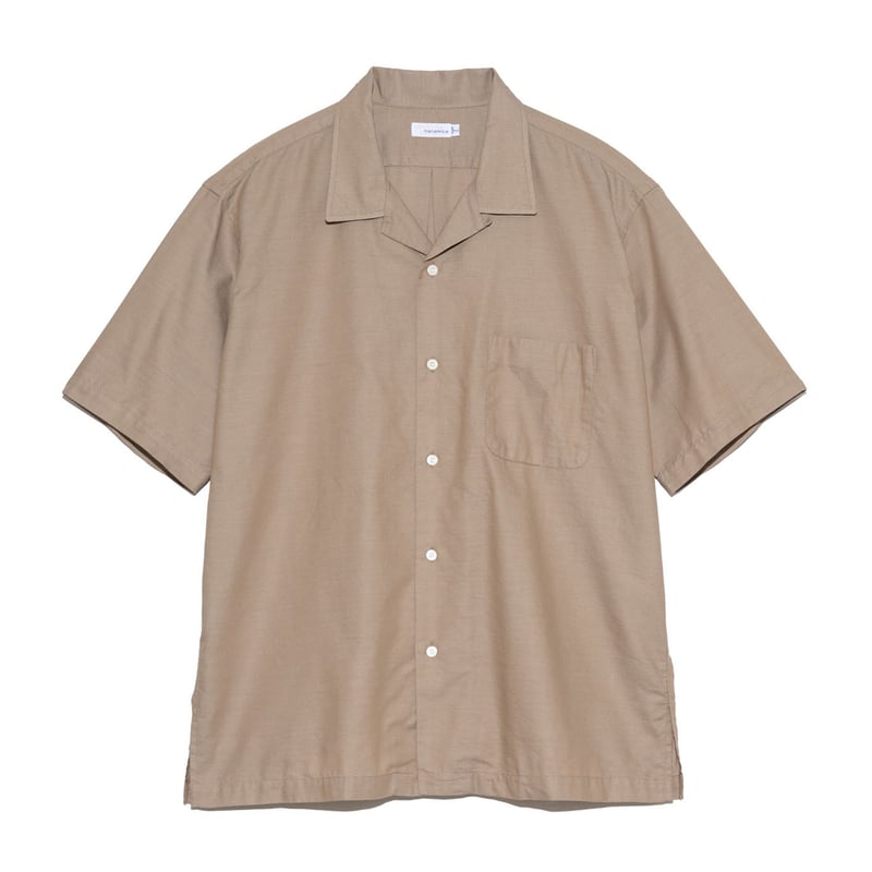 nanamica Open Collar Panama S/S Shirt / S25SG11