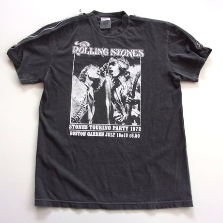 OLD PARK Zip Shoulder Tee #Vintage / OPT-17 / OLDPARK オールドパーク ジップショルダー Tシャツ RollingStones