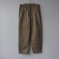 GOLD SELVEDGE WEAPON WIDE TROUSERS-GL42282 / ゴールド　ウェストポイント　ワイドトラウザー
