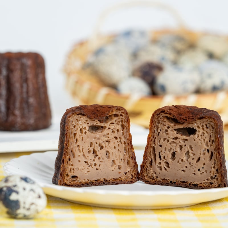 うずらカヌレ2種セット【各種3個入】《冷凍》 | うずら卵の浜名湖