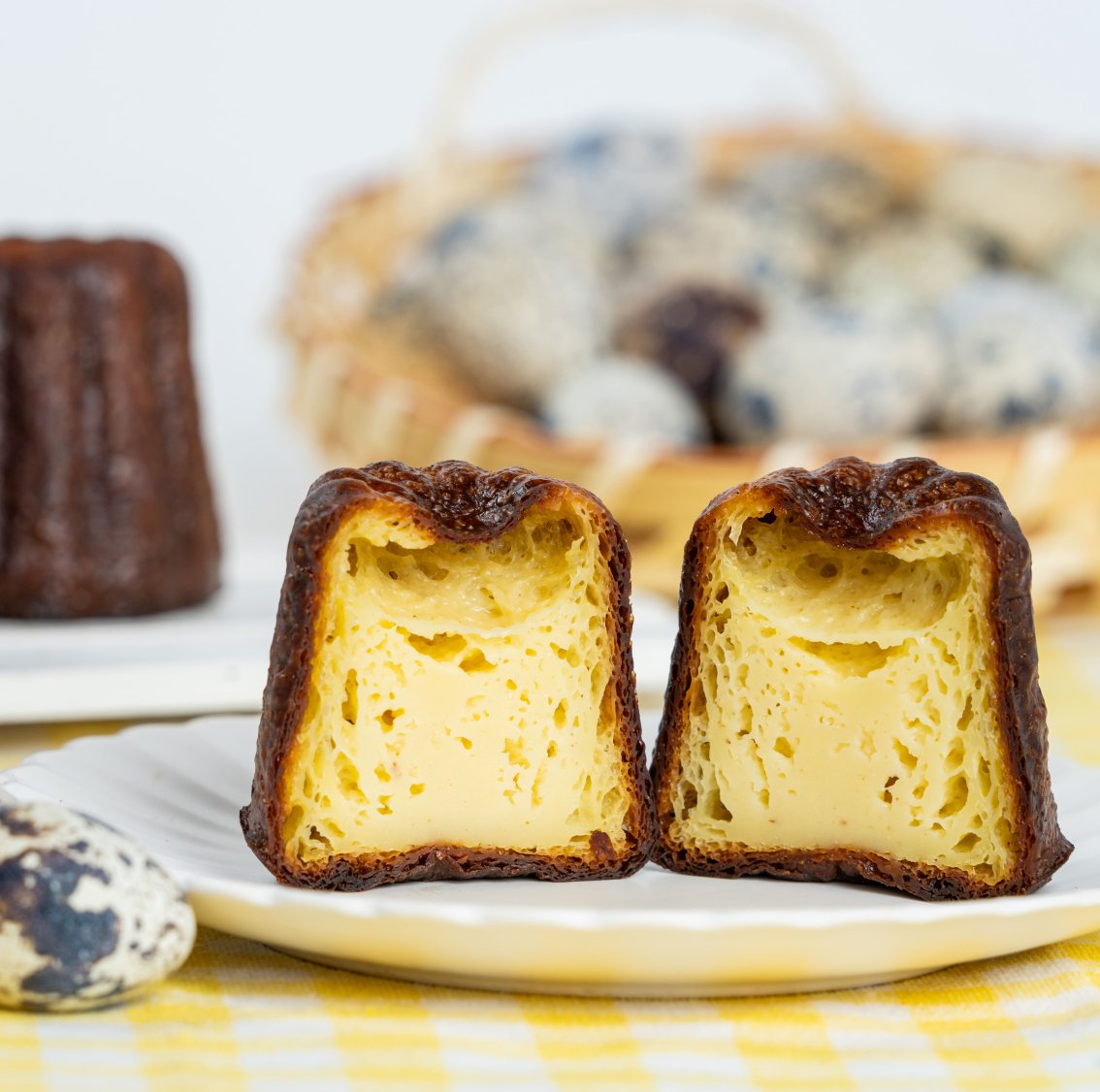 うずらカヌレ2種セット【各種3個入】《冷凍》 | うずら卵の浜名湖