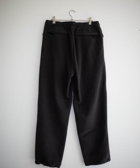 LETTER LOGO EMBROIDERED FLEECE TEAM PANTS