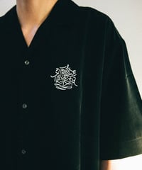 LOGO EMBROIDERED OPEN COLLARED SHIRTS