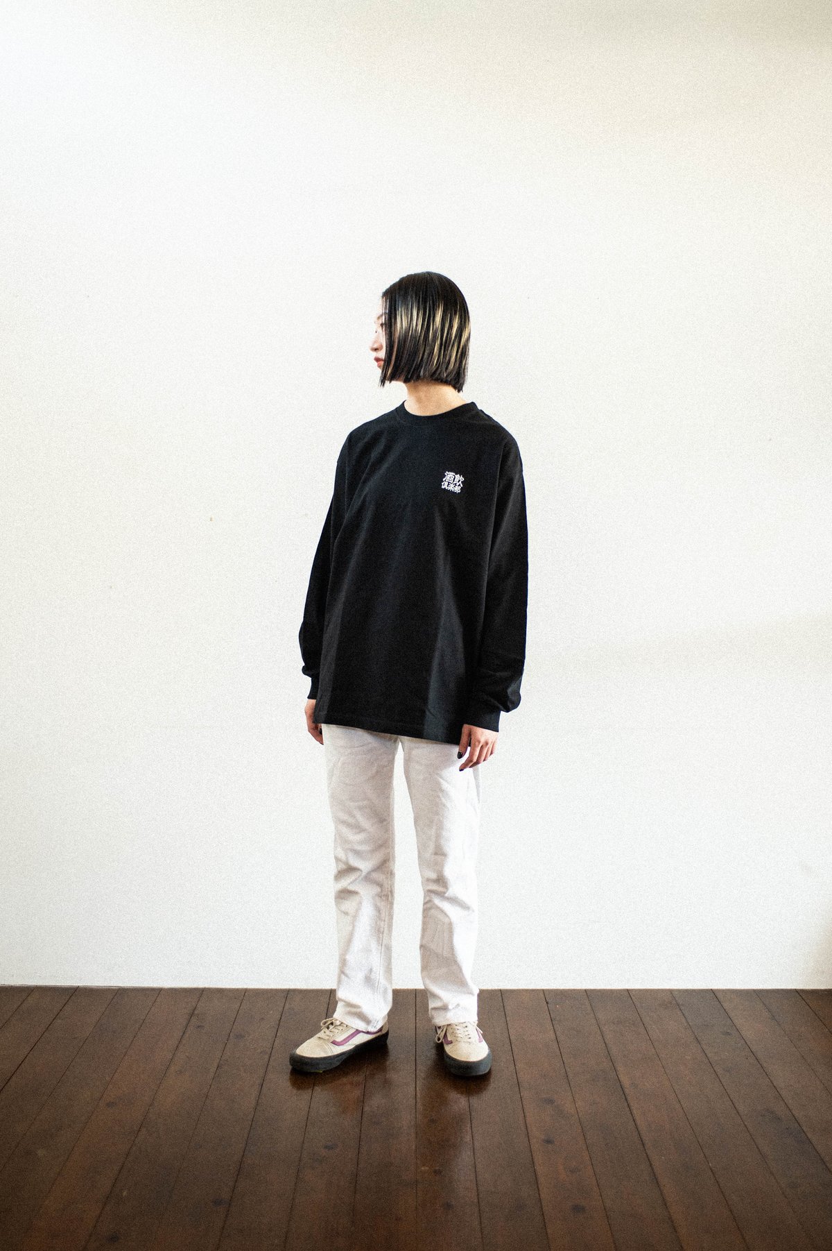 酒飲倶楽部 Embroidered L/S T-SHIRTS | CLUB SAKENOMITAI