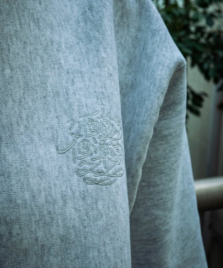 LETTER LOGO EMBROIDERED CREWNECK SWEAT