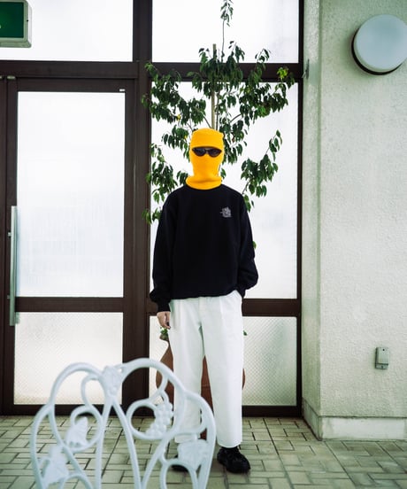 LETTER LOGO EMBROIDERED CREWNECK SWEAT