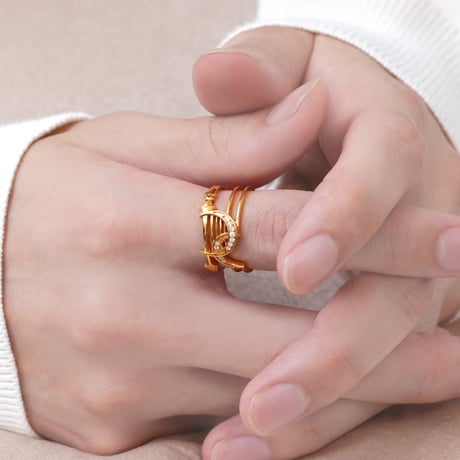 Moonlight Melody Ring【金兎】