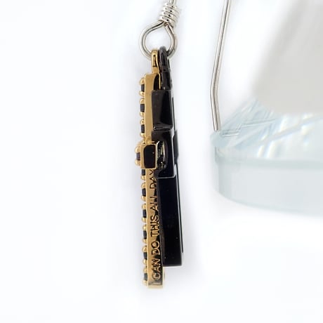 ETERNITY・Y ：フックピアス【黒金】