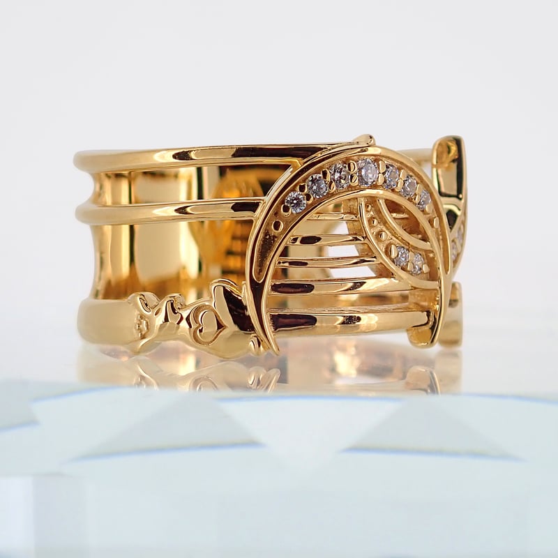 Moonlight Melody Ring【金兎】 | Dearest CROWN Moonlight Melody Ring【金兎】 | Dearest CROWN