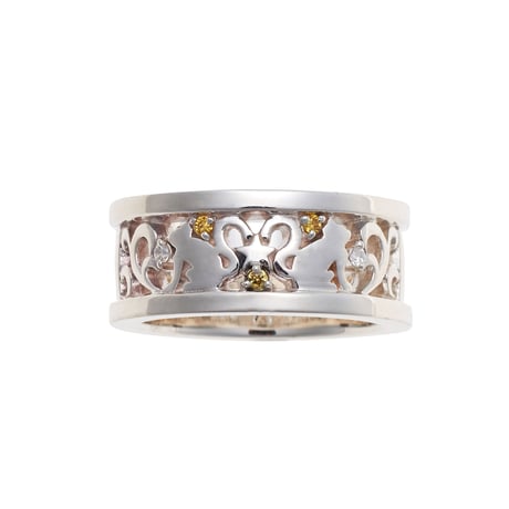 Twin Cat Ring【SILVER ver.】