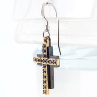 ETERNITY・Y ：フックピアス【黒金】