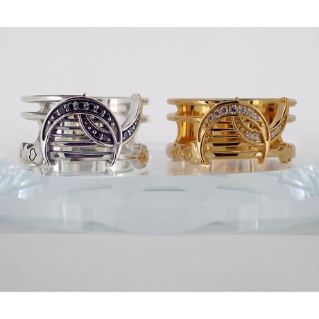 Moonlight Melody Ring【黒兎】