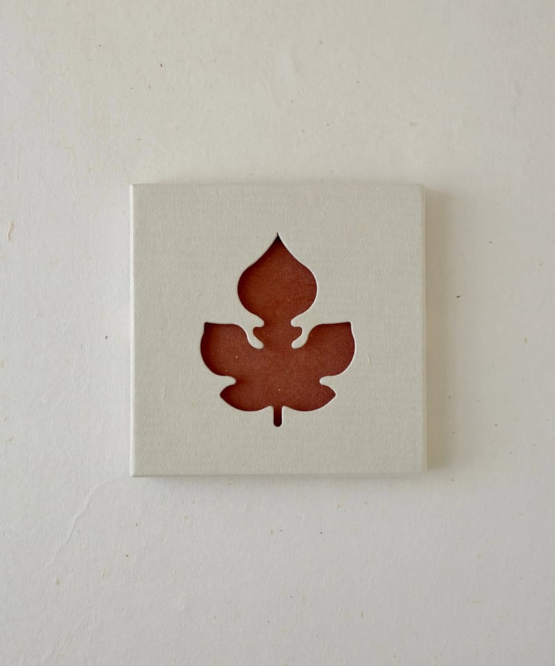 柿渋コースター（三枚） | 名尾手すき和紙 公式オンラインストア