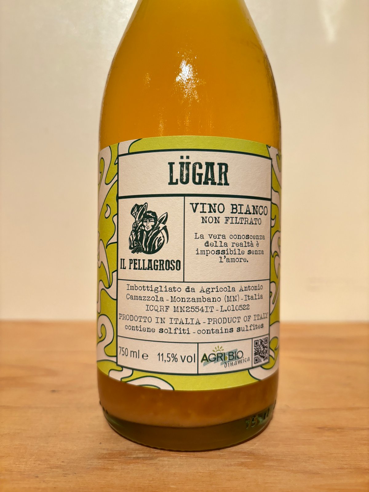 🍷ナチュラルワイン(オレンジ)🍷Pellagroso / LUGAR 2021 🍷ナチュラルワイン(オレンジ)🍷Pellagroso / LUGAR 2021