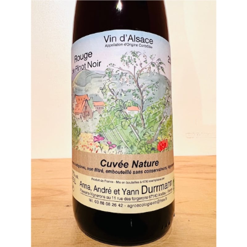 🍷ナチュラルワイン(赤)🍷Yan Durrmann / Rouge de Pinot Noir