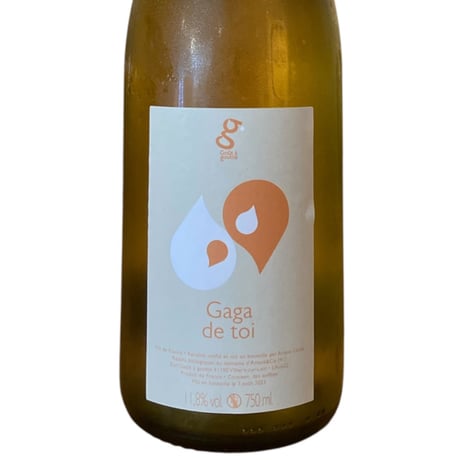 【ナチュラルワイン 白】🇫🇷Gout a Goutte Negoce / Gaga de Toi 2022