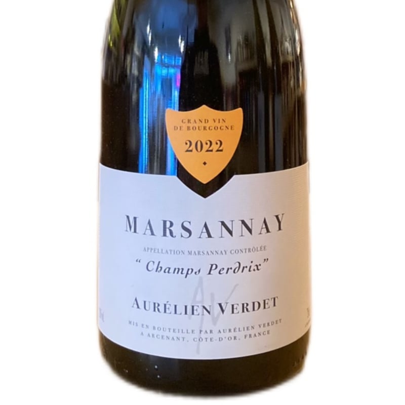 フランスワイン ナチュラルワイン 赤】🇫🇷Aurelien Verdet / Marsannay Champ