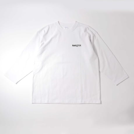MANGOSTEEN Logo Embroidery Cropped Sleeve / White