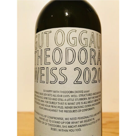 🍷ナチュラルワイン(白) THEODORA / Gut Oggau 2020 🍷ナチュラルワイン(白) THEODORA / Gut Oggau 2020