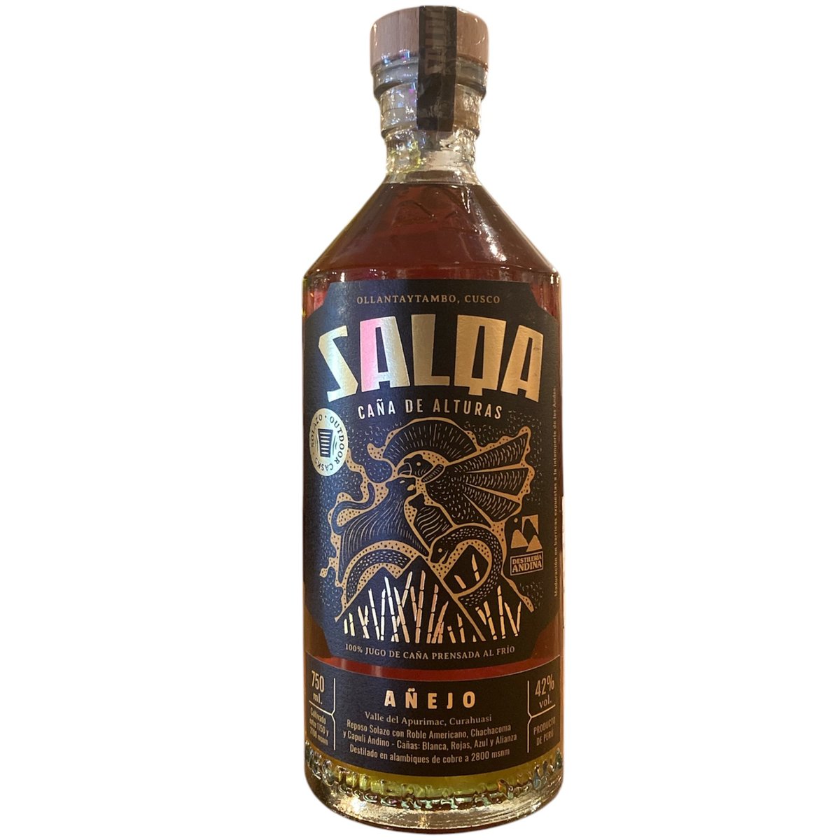 テキーラ　バルカン　XA カクテル　ウォッカ　ウイスキー　ラム　リキュール ラム・カニャッソ】🇵🇪SALQA ANEJO | 万珍酒店 by MANGOSTEEN