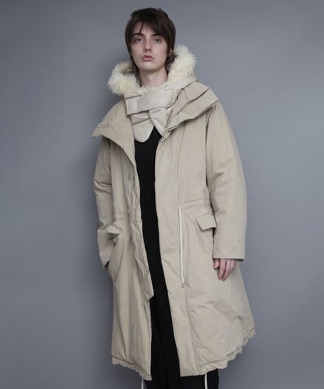 THINSULATE PADDED COAT/IVORY