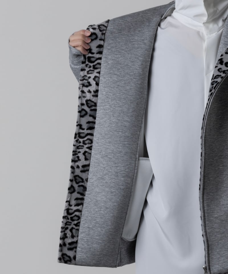 OVERSIZED ZIP HOODIE/GRAY | ato AOYAMA