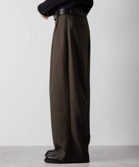 LANATEC WIDE PANTS / KHAKI