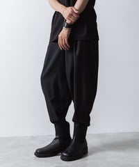 ato アトウ サルエルパンツ ブラック サイズ46 ato アトウ サルエルパンツ ブラック サイズ46