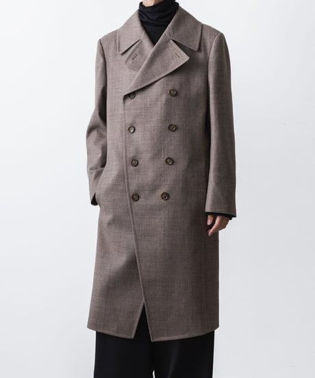DOUBLE BREASTED COAT/A.BROWN