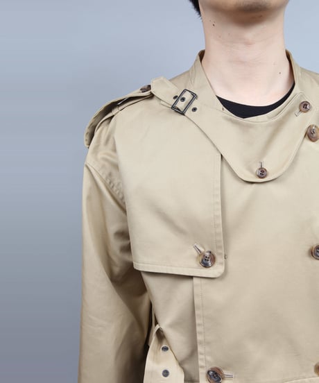 TRENCH BLOUSON/BEIGE