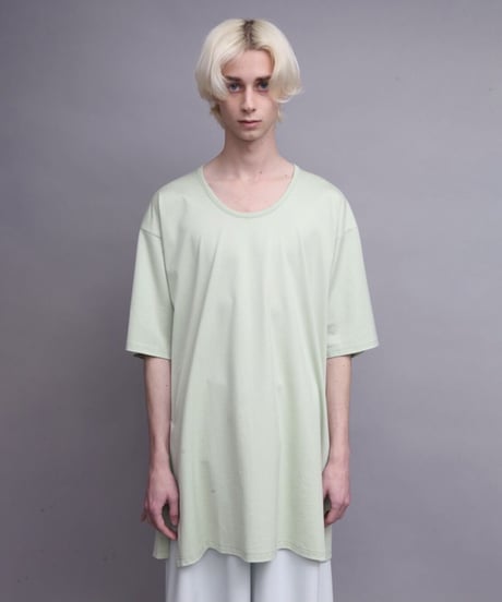 U-NECK LONG T/L.GREEN