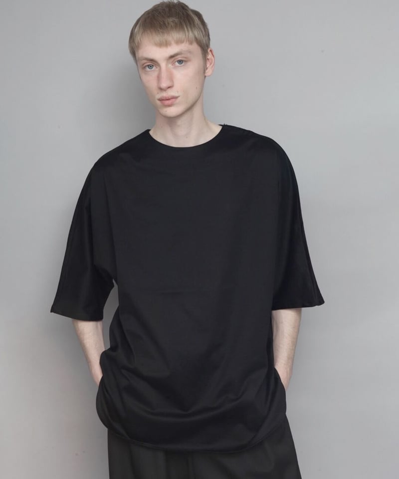 60/2 T-CLOTH DOLMAN SLEEVE T-SHIRT/BLACK | ato