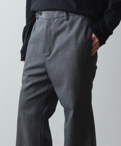 CLASSIC WOOL FLAIR PANTS/GRAY
