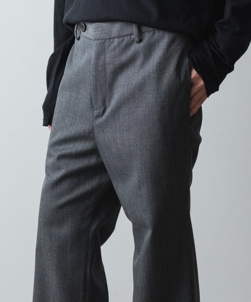 ＜H＞WOOL MOHAIR FLARE PANTS/パンツ　即完売 CLASSIC WOOL FLAIR PANTS/GRAY | ato AOYAMA