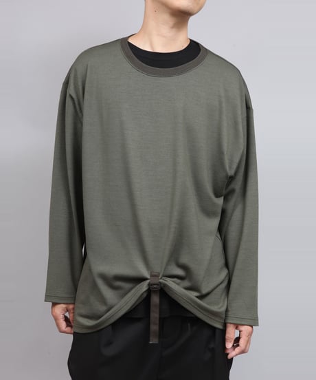 ADJUSTMENT BELT T-SHIRT/KHAKI
