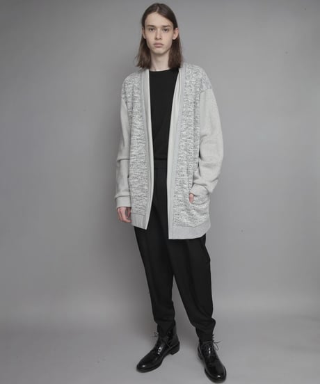 DRAPE CARDIGAN/WHITE