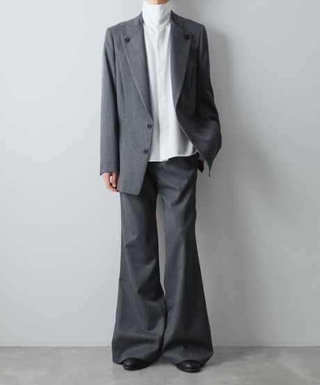 CLASSIC WOOL FLAIR PANTS/GRAY