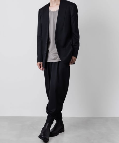 COTTON U-NECK T/GRAY