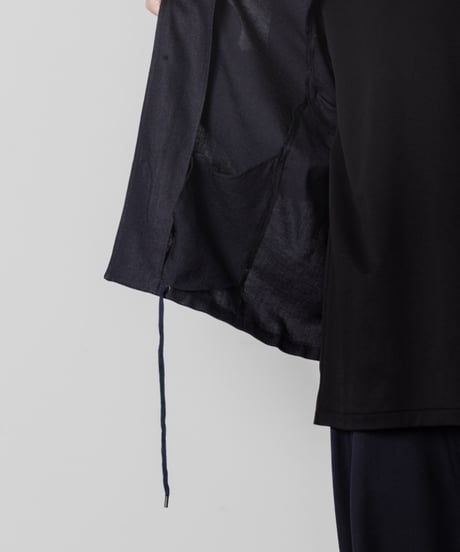 SLUB YARN SHIRTS-BLOUSON/NAVY